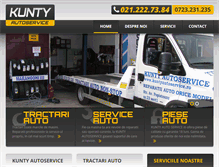 Tablet Screenshot of kuntyautoservice.ro